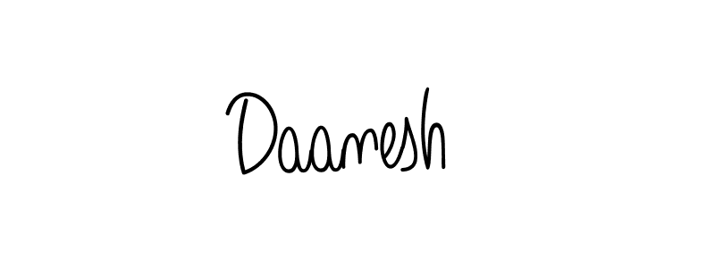 How to Draw Daanesh  signature style? Angelique-Rose-font-FFP is a latest design signature styles for name Daanesh . Daanesh  signature style 5 images and pictures png