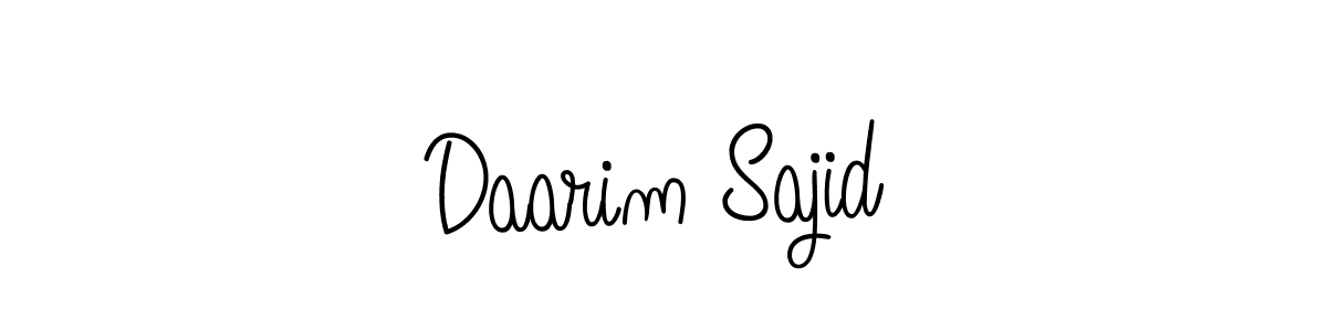 Create a beautiful signature design for name Daarim Sajid. With this signature (Angelique-Rose-font-FFP) fonts, you can make a handwritten signature for free. Daarim Sajid signature style 5 images and pictures png