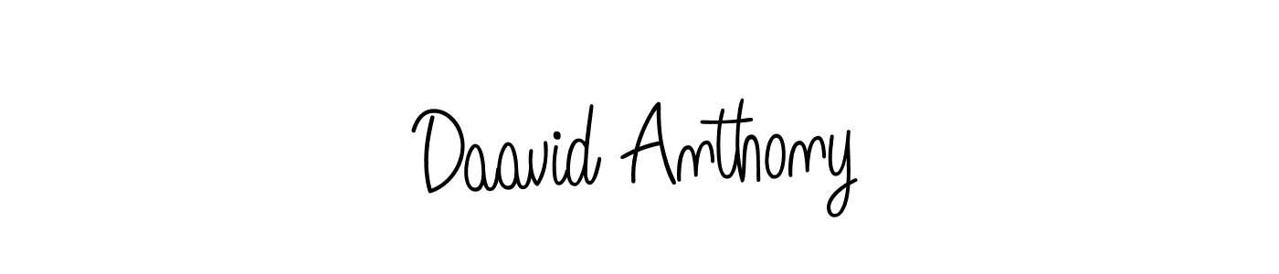 Check out images of Autograph of Daavid Anthony name. Actor Daavid Anthony Signature Style. Angelique-Rose-font-FFP is a professional sign style online. Daavid Anthony signature style 5 images and pictures png