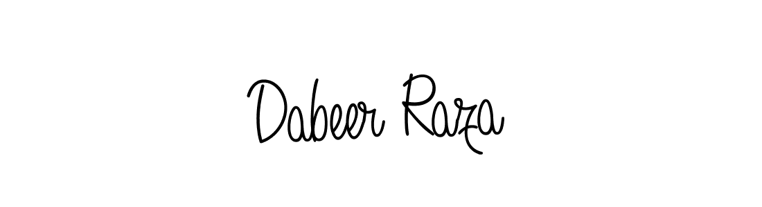 Angelique-Rose-font-FFP is a professional signature style that is perfect for those who want to add a touch of class to their signature. It is also a great choice for those who want to make their signature more unique. Get Dabeer Raza name to fancy signature for free. Dabeer Raza signature style 5 images and pictures png