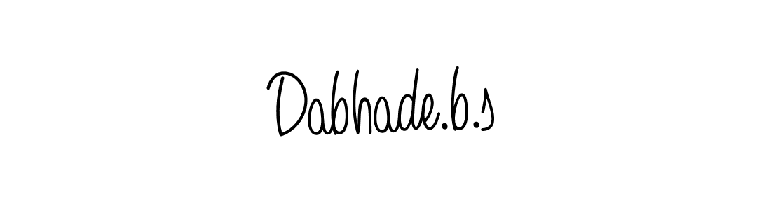 You can use this online signature creator to create a handwritten signature for the name Dabhade.b.s. This is the best online autograph maker. Dabhade.b.s signature style 5 images and pictures png