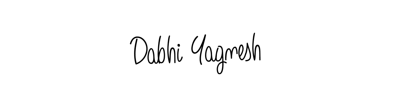 The best way (Angelique-Rose-font-FFP) to make a short signature is to pick only two or three words in your name. The name Dabhi Yagnesh include a total of six letters. For converting this name. Dabhi Yagnesh signature style 5 images and pictures png
