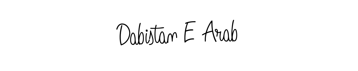 Create a beautiful signature design for name Dabistan E Arab. With this signature (Angelique-Rose-font-FFP) fonts, you can make a handwritten signature for free. Dabistan E Arab signature style 5 images and pictures png