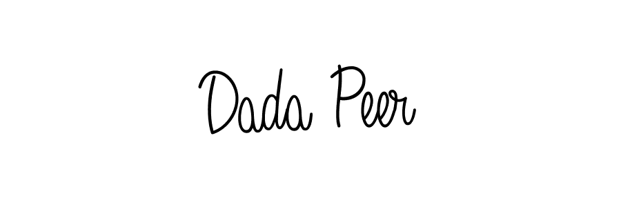 Design your own signature with our free online signature maker. With this signature software, you can create a handwritten (Angelique-Rose-font-FFP) signature for name Dada Peer. Dada Peer signature style 5 images and pictures png