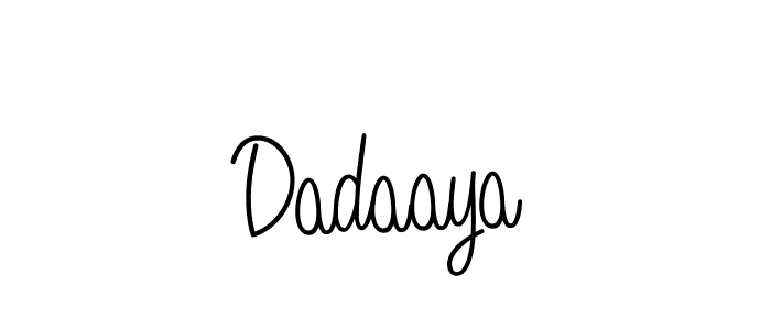 Make a beautiful signature design for name Dadaaya. Use this online signature maker to create a handwritten signature for free. Dadaaya signature style 5 images and pictures png
