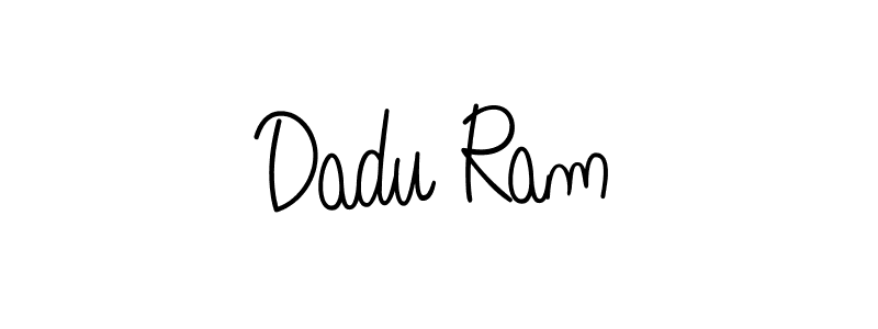 How to make Dadu Ram name signature. Use Angelique-Rose-font-FFP style for creating short signs online. This is the latest handwritten sign. Dadu Ram signature style 5 images and pictures png