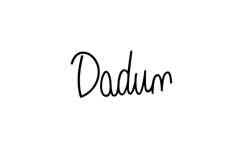 It looks lik you need a new signature style for name Dadun. Design unique handwritten (Angelique-Rose-font-FFP) signature with our free signature maker in just a few clicks. Dadun signature style 5 images and pictures png