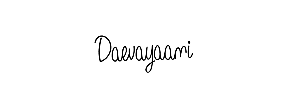 Also we have Daevayaani name is the best signature style. Create professional handwritten signature collection using Angelique-Rose-font-FFP autograph style. Daevayaani signature style 5 images and pictures png