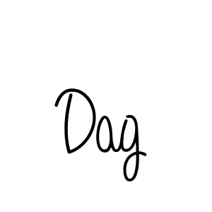 Use a signature maker to create a handwritten signature online. With this signature software, you can design (Angelique-Rose-font-FFP) your own signature for name Dag. Dag signature style 5 images and pictures png