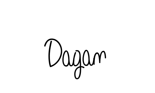 How to make Dagan name signature. Use Angelique-Rose-font-FFP style for creating short signs online. This is the latest handwritten sign. Dagan signature style 5 images and pictures png