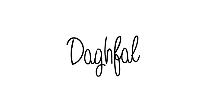 How to make Daghfal name signature. Use Angelique-Rose-font-FFP style for creating short signs online. This is the latest handwritten sign. Daghfal signature style 5 images and pictures png