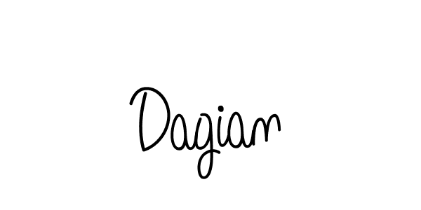 Dagian stylish signature style. Best Handwritten Sign (Angelique-Rose-font-FFP) for my name. Handwritten Signature Collection Ideas for my name Dagian. Dagian signature style 5 images and pictures png