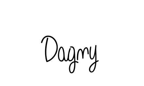 Use a signature maker to create a handwritten signature online. With this signature software, you can design (Angelique-Rose-font-FFP) your own signature for name Dagny. Dagny signature style 5 images and pictures png