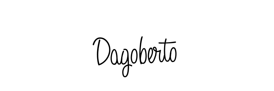 Create a beautiful signature design for name Dagoberto. With this signature (Angelique-Rose-font-FFP) fonts, you can make a handwritten signature for free. Dagoberto signature style 5 images and pictures png