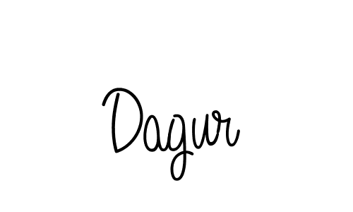 Make a beautiful signature design for name Dagur. Use this online signature maker to create a handwritten signature for free. Dagur signature style 5 images and pictures png