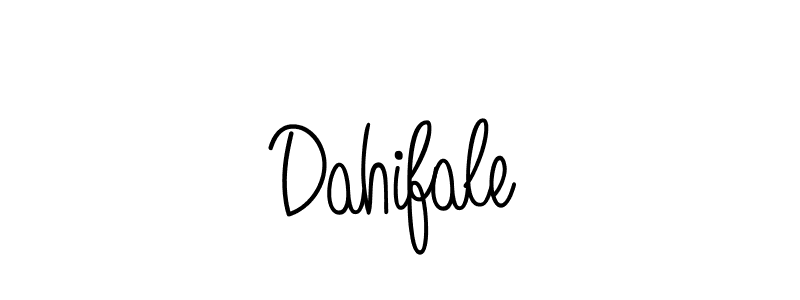 How to make Dahifale name signature. Use Angelique-Rose-font-FFP style for creating short signs online. This is the latest handwritten sign. Dahifale signature style 5 images and pictures png