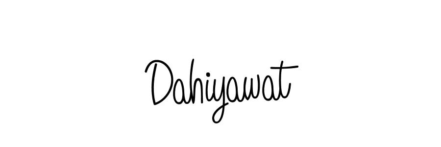 How to make Dahiyawat name signature. Use Angelique-Rose-font-FFP style for creating short signs online. This is the latest handwritten sign. Dahiyawat signature style 5 images and pictures png