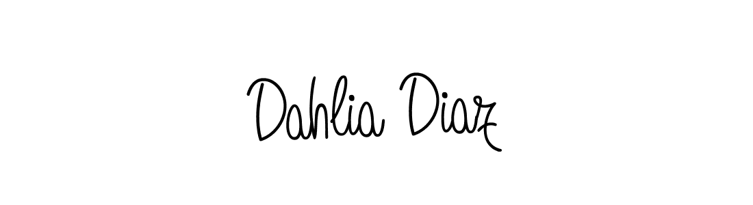 How to make Dahlia Diaz signature? Angelique-Rose-font-FFP is a professional autograph style. Create handwritten signature for Dahlia Diaz name. Dahlia Diaz signature style 5 images and pictures png