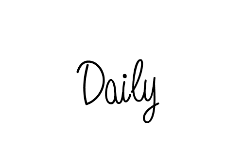 Make a short Daily signature style. Manage your documents anywhere anytime using Angelique-Rose-font-FFP. Create and add eSignatures, submit forms, share and send files easily. Daily signature style 5 images and pictures png