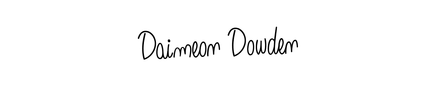 Make a beautiful signature design for name Daimeon Dowden. Use this online signature maker to create a handwritten signature for free. Daimeon Dowden signature style 5 images and pictures png