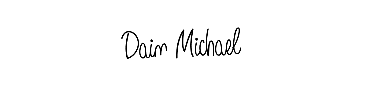 How to make Dain Michael signature? Angelique-Rose-font-FFP is a professional autograph style. Create handwritten signature for Dain Michael name. Dain Michael signature style 5 images and pictures png