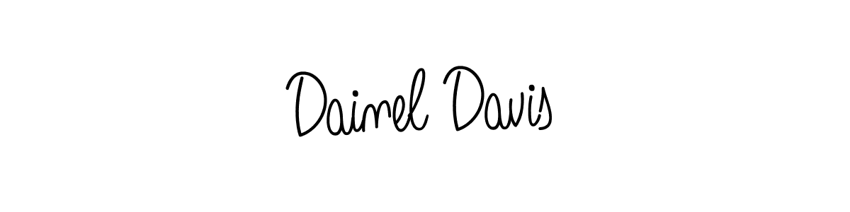 How to make Dainel Davis signature? Angelique-Rose-font-FFP is a professional autograph style. Create handwritten signature for Dainel Davis name. Dainel Davis signature style 5 images and pictures png