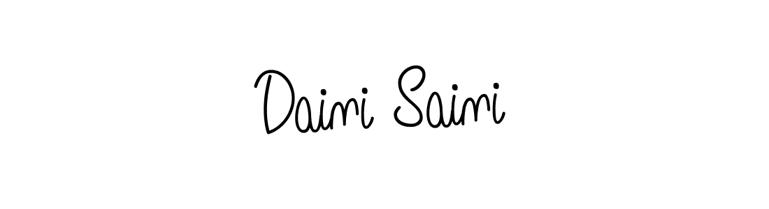 The best way (Angelique-Rose-font-FFP) to make a short signature is to pick only two or three words in your name. The name Daini Saini include a total of six letters. For converting this name. Daini Saini signature style 5 images and pictures png