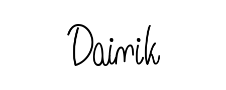 Quickly download Dainik name signature in high-resolution PNG using Angelique-Rose-font-FFP style. Ready to insert into PDFs and online applications. Dainik signature style 5 images and pictures png