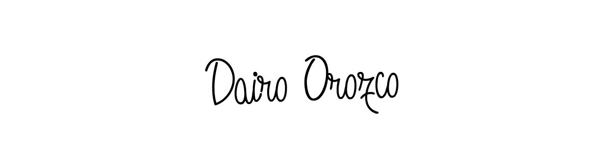 Make a beautiful signature design for name Dairo Orozco. With this signature (Angelique-Rose-font-FFP) style, you can create a handwritten signature for free. Dairo Orozco signature style 5 images and pictures png