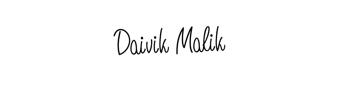 if you are searching for the best signature style for your name Daivik Malik. so please give up your signature search. here we have designed multiple signature styles  using Angelique-Rose-font-FFP. Daivik Malik signature style 5 images and pictures png