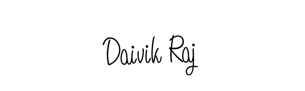 The best way (Angelique-Rose-font-FFP) to make a short signature is to pick only two or three words in your name. The name Daivik Raj include a total of six letters. For converting this name. Daivik Raj signature style 5 images and pictures png