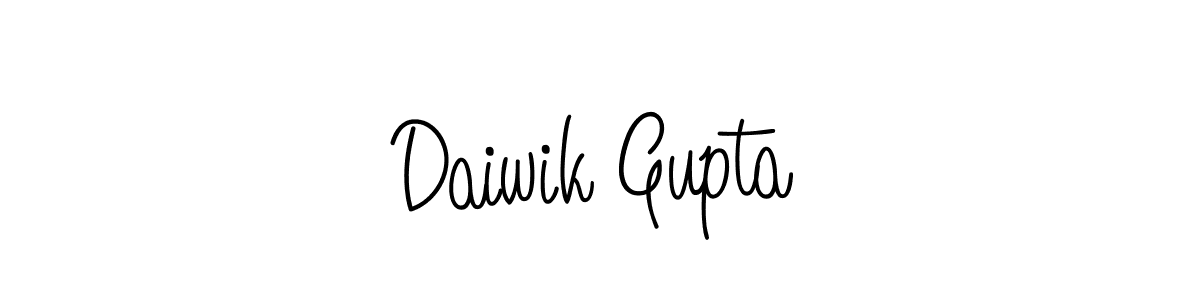 Make a beautiful signature design for name Daiwik Gupta. Use this online signature maker to create a handwritten signature for free. Daiwik Gupta signature style 5 images and pictures png