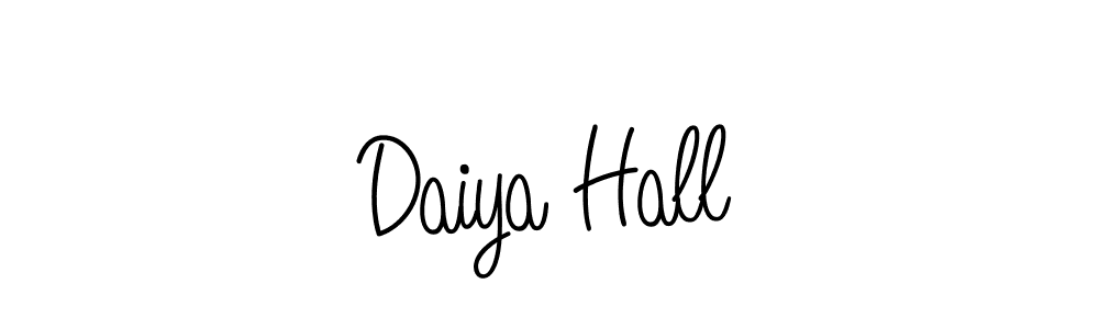 How to make Daiya Hall signature? Angelique-Rose-font-FFP is a professional autograph style. Create handwritten signature for Daiya Hall name. Daiya Hall signature style 5 images and pictures png