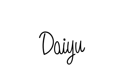 Daiyu stylish signature style. Best Handwritten Sign (Angelique-Rose-font-FFP) for my name. Handwritten Signature Collection Ideas for my name Daiyu. Daiyu signature style 5 images and pictures png