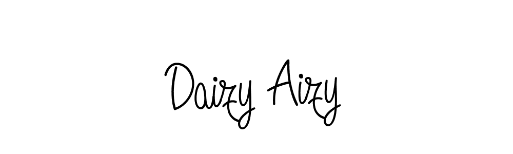 You should practise on your own different ways (Angelique-Rose-font-FFP) to write your name (Daizy Aizy) in signature. don't let someone else do it for you. Daizy Aizy signature style 5 images and pictures png