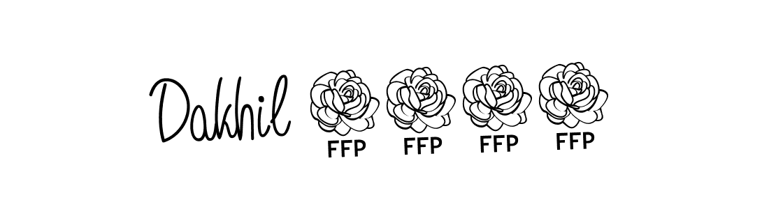 Best and Professional Signature Style for Dakhil 2025. Angelique-Rose-font-FFP Best Signature Style Collection. Dakhil 2025 signature style 5 images and pictures png