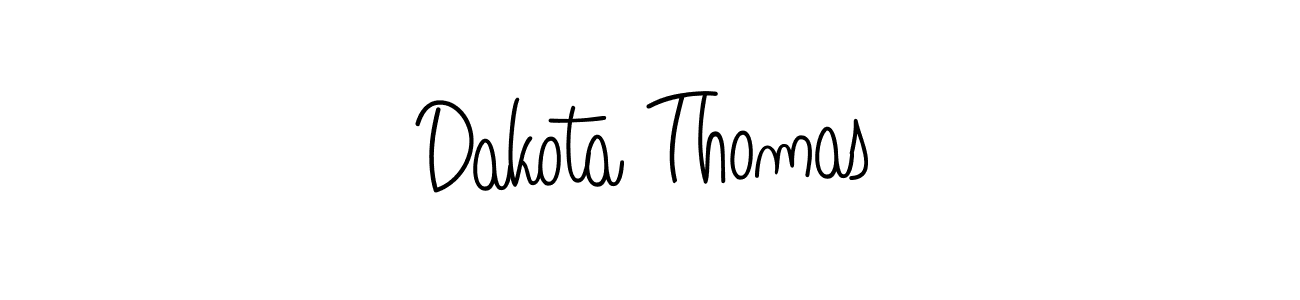 Also we have Dakota Thomas name is the best signature style. Create professional handwritten signature collection using Angelique-Rose-font-FFP autograph style. Dakota Thomas signature style 5 images and pictures png
