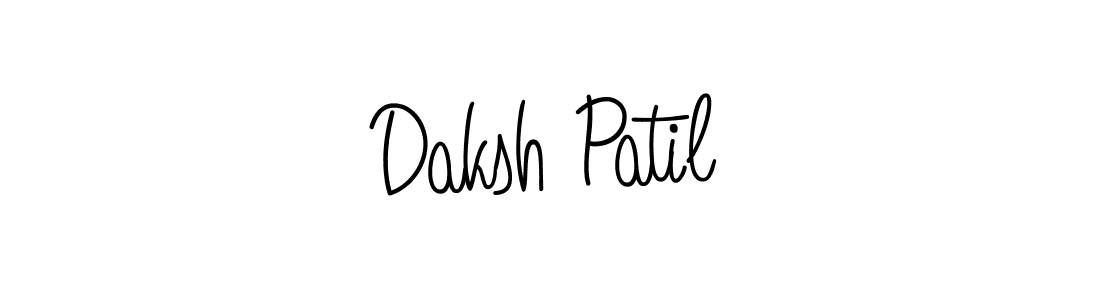 How to Draw Daksh Patil signature style? Angelique-Rose-font-FFP is a latest design signature styles for name Daksh Patil. Daksh Patil signature style 5 images and pictures png