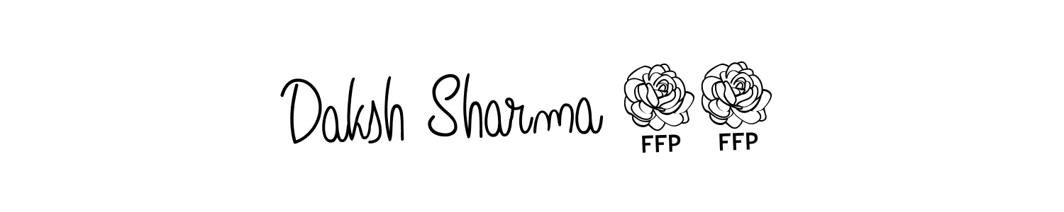 How to make Daksh Sharma 27 name signature. Use Angelique-Rose-font-FFP style for creating short signs online. This is the latest handwritten sign. Daksh Sharma 27 signature style 5 images and pictures png