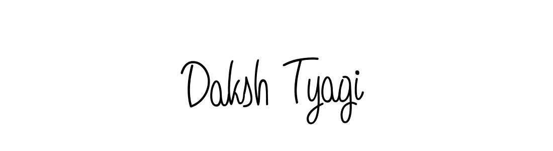 Make a beautiful signature design for name Daksh Tyagi. Use this online signature maker to create a handwritten signature for free. Daksh Tyagi signature style 5 images and pictures png