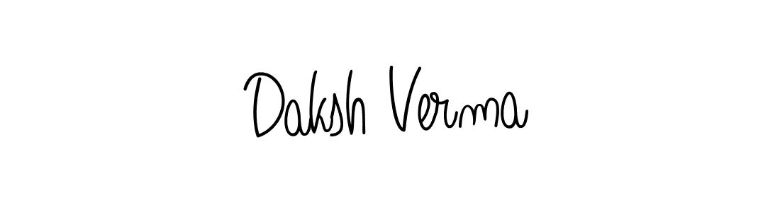 Also You can easily find your signature by using the search form. We will create Daksh Verma name handwritten signature images for you free of cost using Angelique-Rose-font-FFP sign style. Daksh Verma signature style 5 images and pictures png