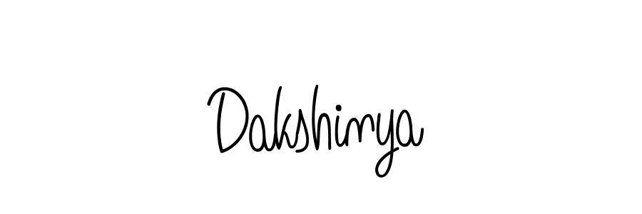 Use a signature maker to create a handwritten signature online. With this signature software, you can design (Angelique-Rose-font-FFP) your own signature for name Dakshinya. Dakshinya signature style 5 images and pictures png