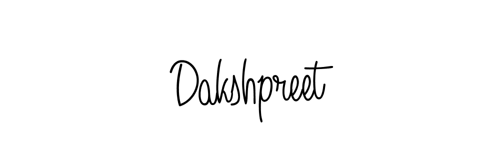 How to make Dakshpreet name signature. Use Angelique-Rose-font-FFP style for creating short signs online. This is the latest handwritten sign. Dakshpreet signature style 5 images and pictures png