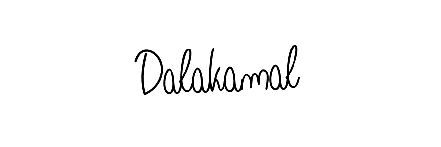 Create a beautiful signature design for name Dalakamal. With this signature (Angelique-Rose-font-FFP) fonts, you can make a handwritten signature for free. Dalakamal signature style 5 images and pictures png