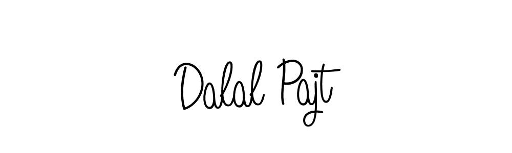 You should practise on your own different ways (Angelique-Rose-font-FFP) to write your name (Dalal Pajt) in signature. don't let someone else do it for you. Dalal Pajt signature style 5 images and pictures png