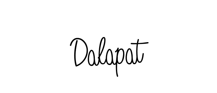 Use a signature maker to create a handwritten signature online. With this signature software, you can design (Angelique-Rose-font-FFP) your own signature for name Dalapat. Dalapat signature style 5 images and pictures png