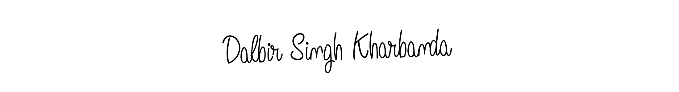 You should practise on your own different ways (Angelique-Rose-font-FFP) to write your name (Dalbir Singh Kharbanda) in signature. don't let someone else do it for you. Dalbir Singh Kharbanda signature style 5 images and pictures png