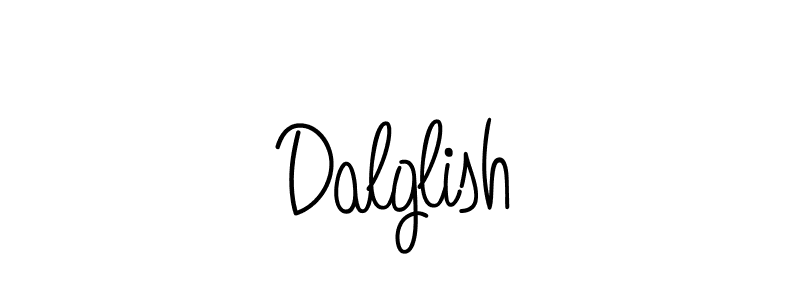 Design your own signature with our free online signature maker. With this signature software, you can create a handwritten (Angelique-Rose-font-FFP) signature for name Dalglish. Dalglish signature style 5 images and pictures png