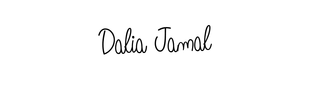 How to Draw Dalia Jamal signature style? Angelique-Rose-font-FFP is a latest design signature styles for name Dalia Jamal. Dalia Jamal signature style 5 images and pictures png