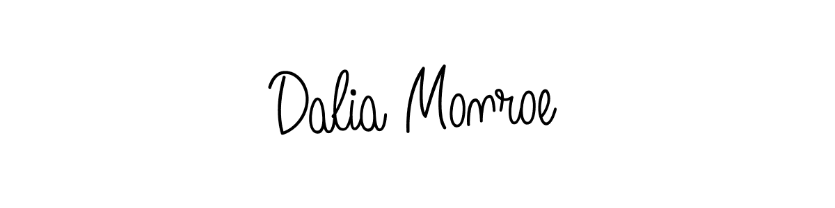 See photos of Dalia Monroe official signature by Spectra . Check more albums & portfolios. Read reviews & check more about Angelique-Rose-font-FFP font. Dalia Monroe signature style 5 images and pictures png